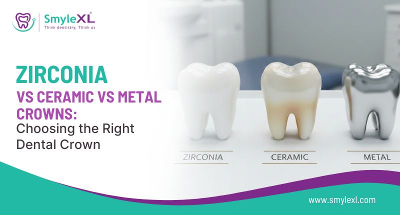 Zirconia vs Ceramic vs Metal Crowns: Choosing the Right Dental Crown